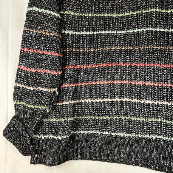 TORRID Women’s Size 3X 3 22-24 Sweater Multi Stripe Chunky Yarn Hoodie NWT - Picture 14 of 15